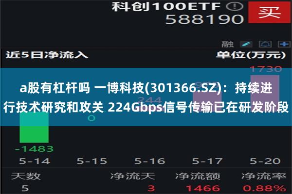 a股有杠杆吗 一博科技(301366.SZ)：持续进行技术研究和攻关 224Gbps信号传输已在研发阶段