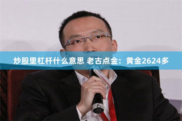 炒股里杠杆什么意思 老古点金：黄金2624多