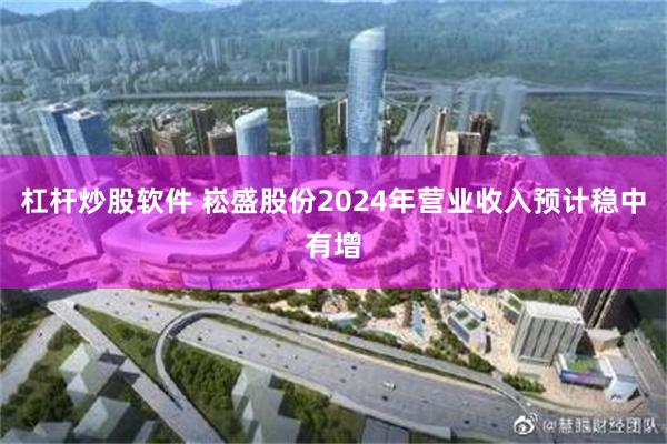 杠杆炒股软件 崧盛股份2024年营业收入预计稳中有增